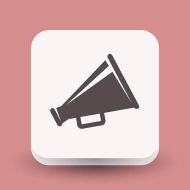 hoparlör, megafon simgesi