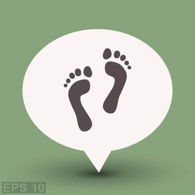 Ekibimizi ayak izleri kavramı simgesinin