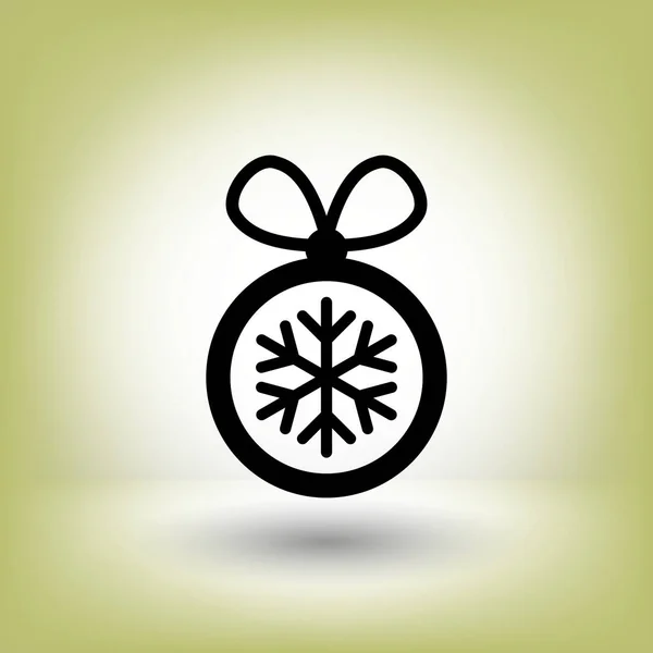Imaginea mingii de Crăciun — Vector de stoc