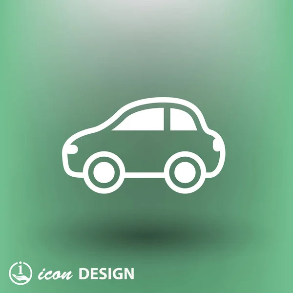 Pictograph av bil för design — Stock vektor
