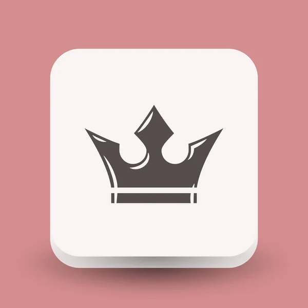 Crown simple icon — Stock Vector