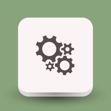 dişli simgesini tasarımını