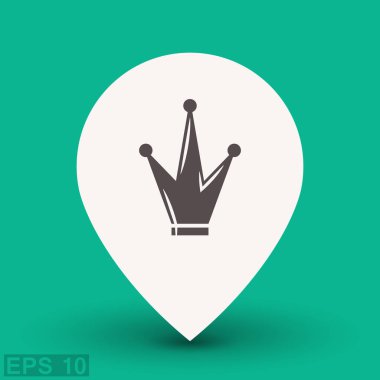 Taç basit simgesi