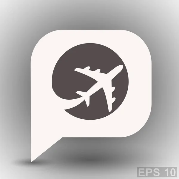 Icono de viaje aéreo — Archivo Imágenes Vectoriales
