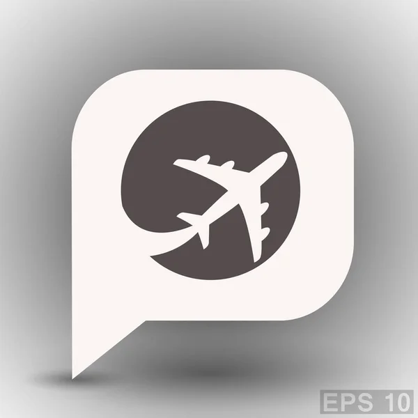 Icono de viaje aéreo — Vector de stock