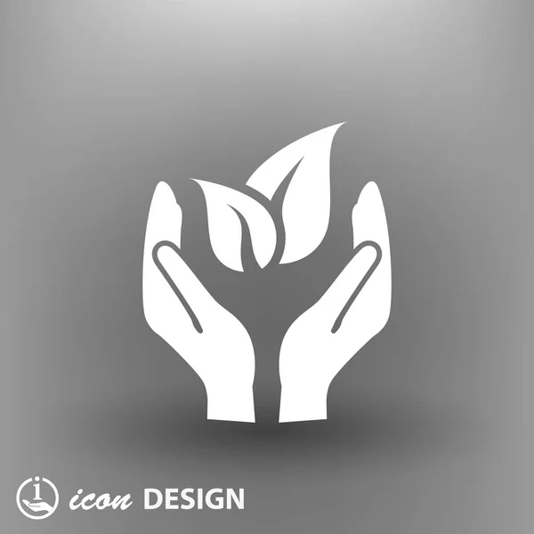 Environment saving concept icon — Stock Vector