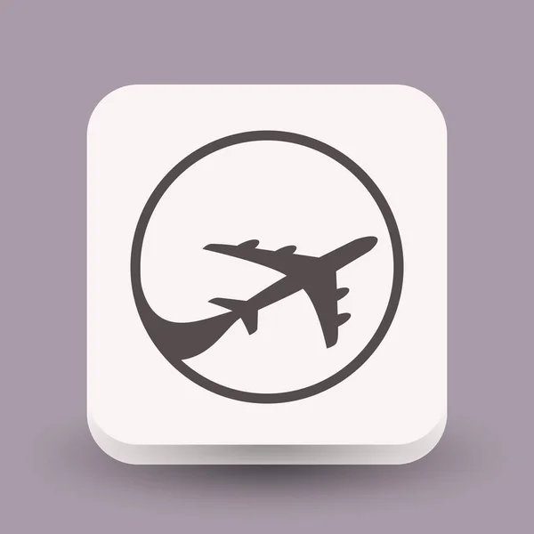 Icono de viaje aéreo — Vector de stock