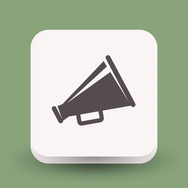 Loudspeaker, megaphone icon — Stock Vector