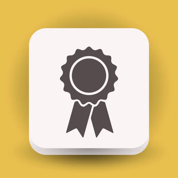 Pictograph van award badge — Stockvector