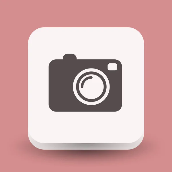 Pictograph of camera icon — Stock Vector