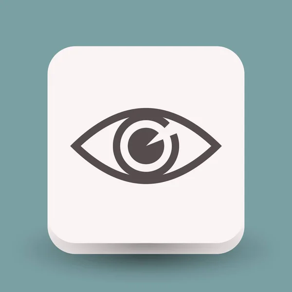 Simple eye icon — Stock Vector