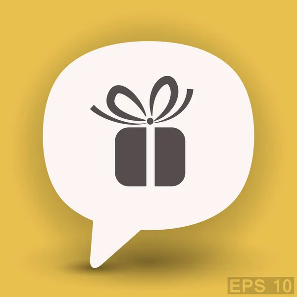 Gift box icon — Stock Vector