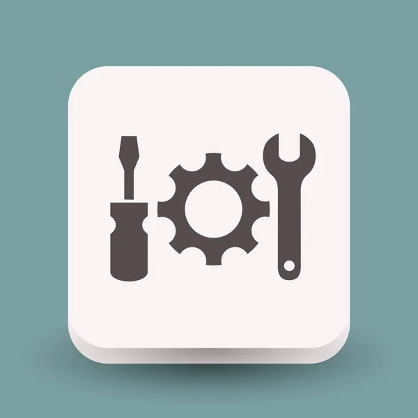 Ontwerp van Gears pictogram — Stockvector