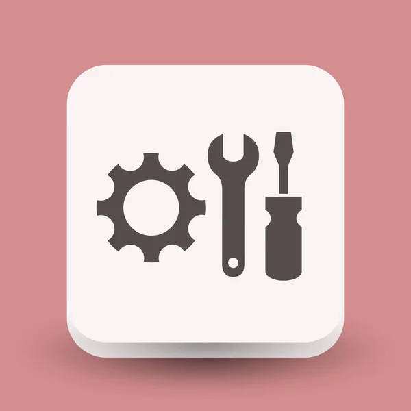 Ontwerp van Gears pictogram — Stockvector