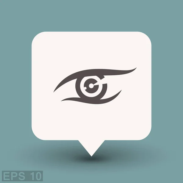 Simple eye icon — Stock Vector