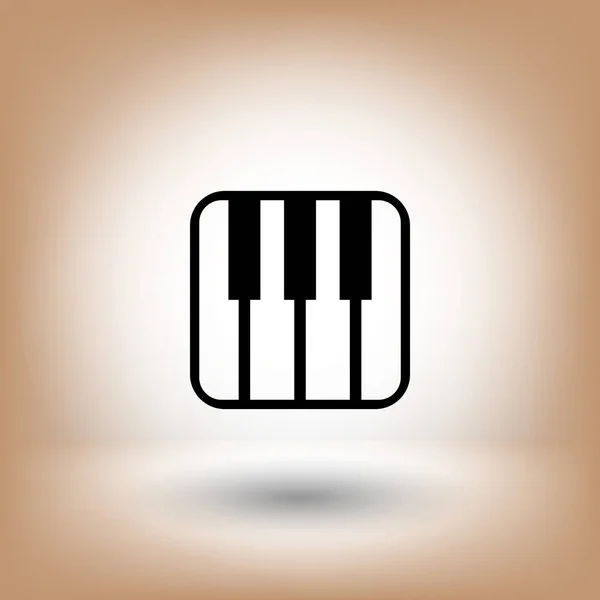 Pictograph av klaviatur — Stock vektor