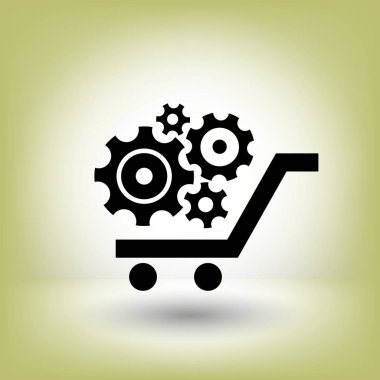 dişli simgesini tasarımını