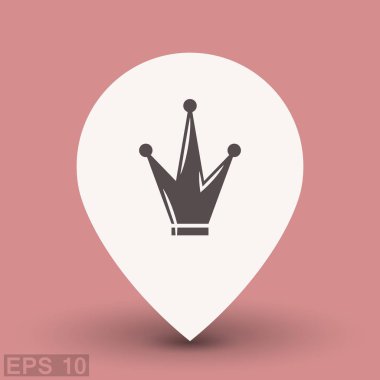Taç basit simgesi