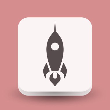 Roket simgesi tasarım için