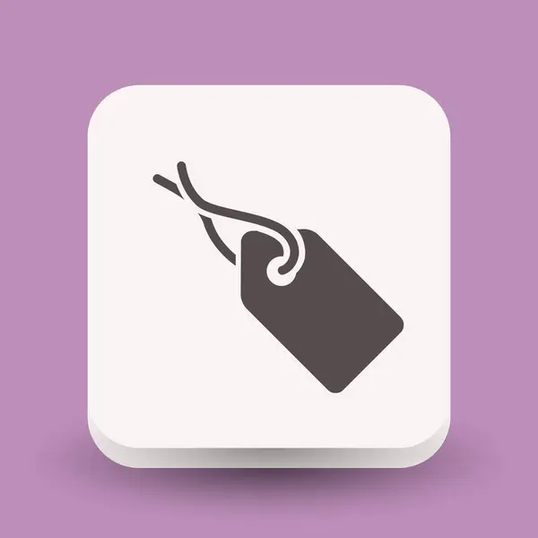 Design dell'icona del tag — Vettoriale Stock