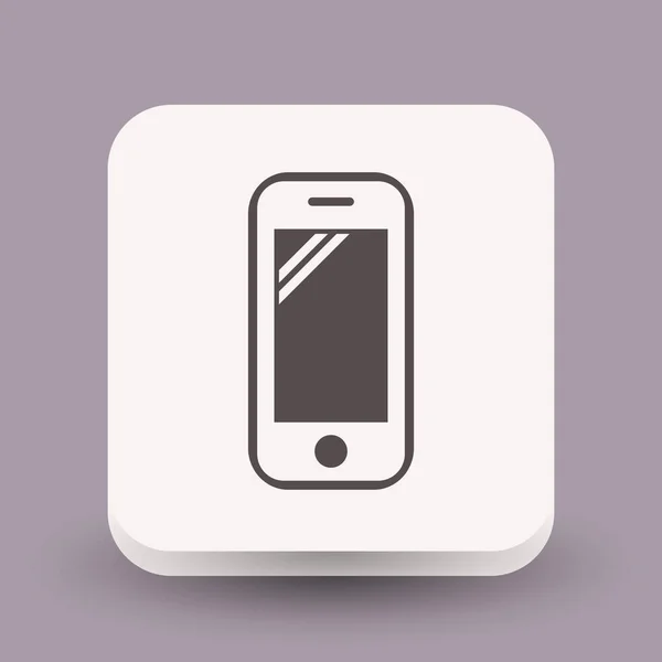 Icono del teléfono móvil — Vector de stock