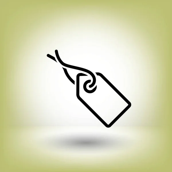 Conception de l'icône tag — Image vectorielle