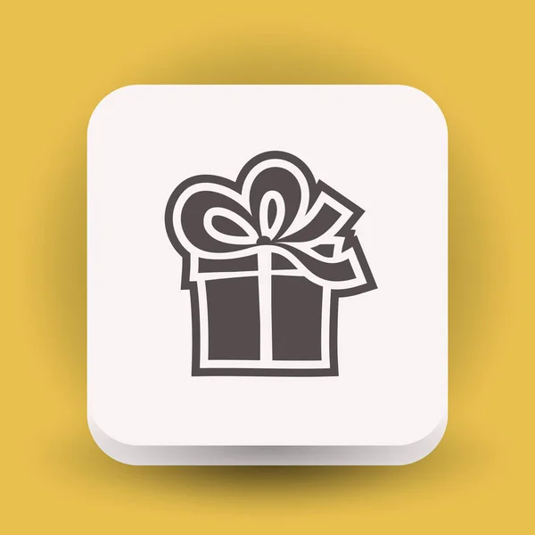 Cadeaudoospictogram — Stockvector