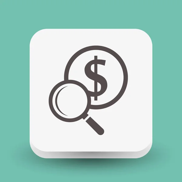 Design of money icon — Stock Vector