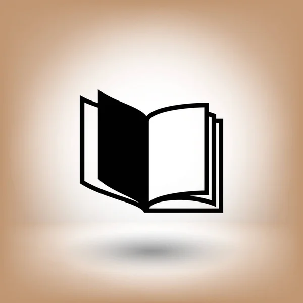 Pictogramme du livre ouvert — Image vectorielle