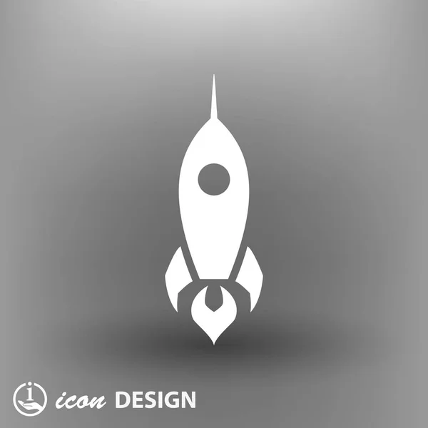 Icona razzo per il design — Vettoriale Stock