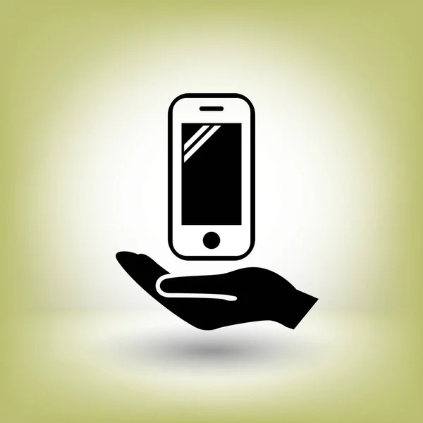 Pictografía del icono móvil — Vector de stock