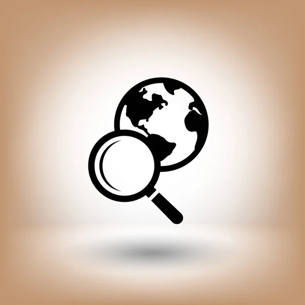 Ikona koncepcja wyszukiwania — Wektor stockowy