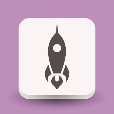 Roket simgesi tasarım için