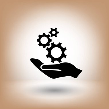 dişli simgesini tasarımını