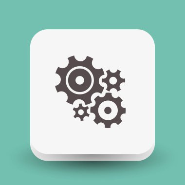 dişli simgesini tasarımını