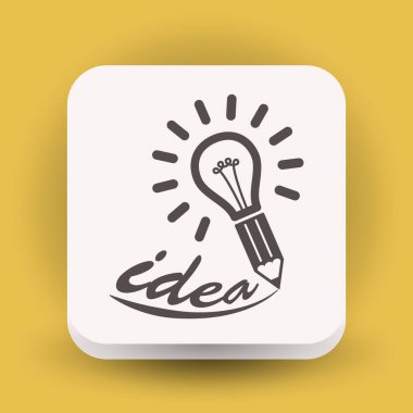 fikir ampul simgesi