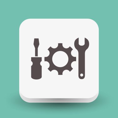 dişli simgesini tasarımını