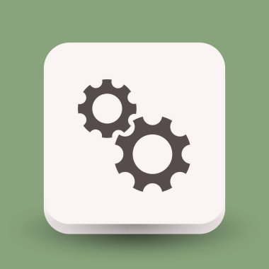 dişli simgesini tasarımını