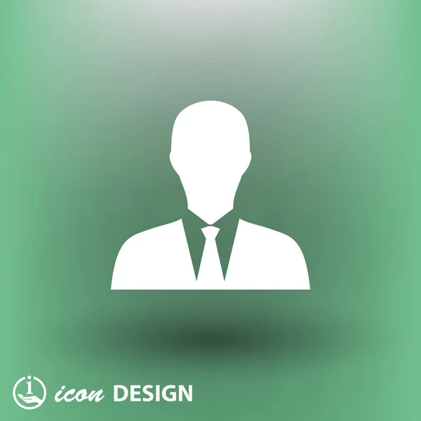 Design de ícone humano — Vetor de Stock