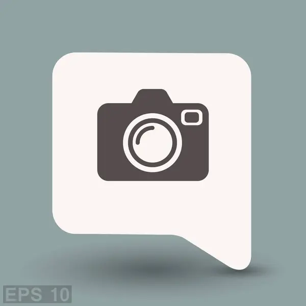 Pictograph van camera-icoontje — Stockvector