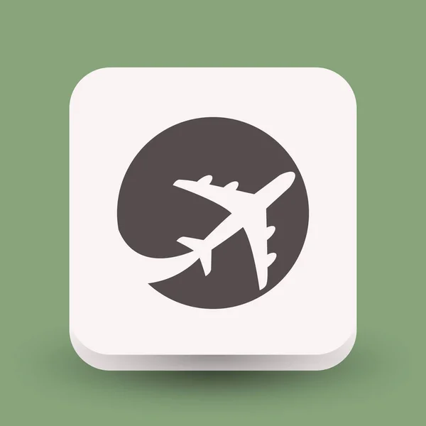 Icono de viaje aéreo — Vector de stock
