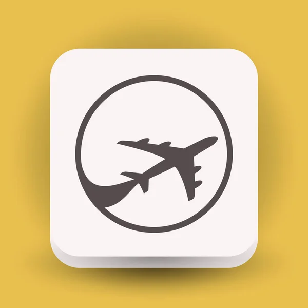 Icono de viaje aéreo — Vector de stock