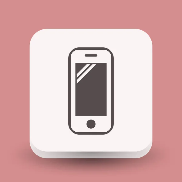 Icône de téléphone portable — Image vectorielle
