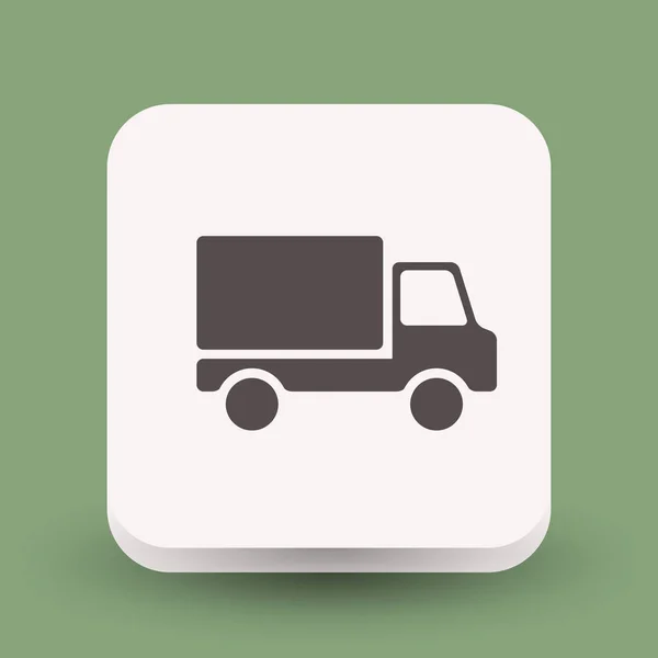 Pictograph van vrachtwagen pictogram — Stockvector