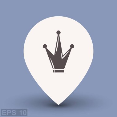 Taç basit simgesi