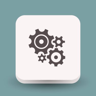 dişli simgesini tasarımını