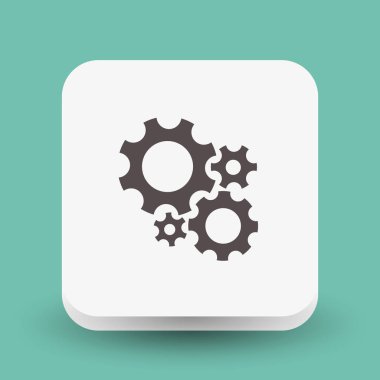 dişli simgesini tasarımını