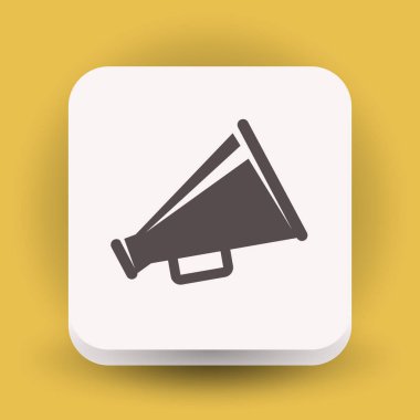 hoparlör, megafon simgesi