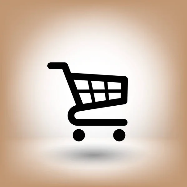 Bevásárlókosár pictograph — Stock Vector