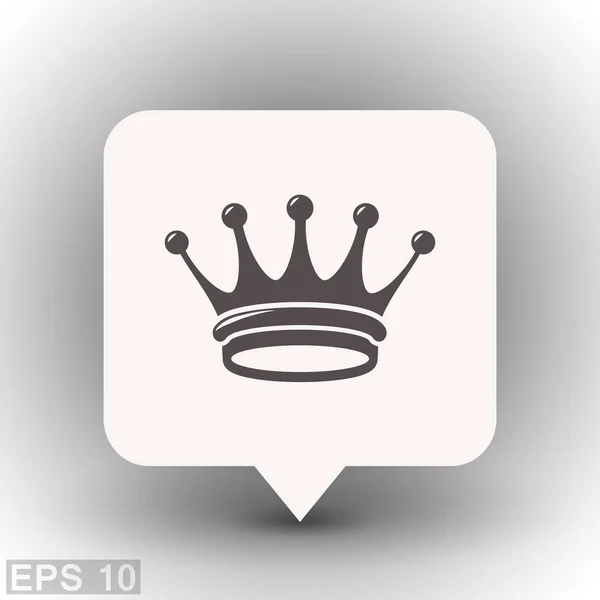 Проста ікона корони — стоковий вектор